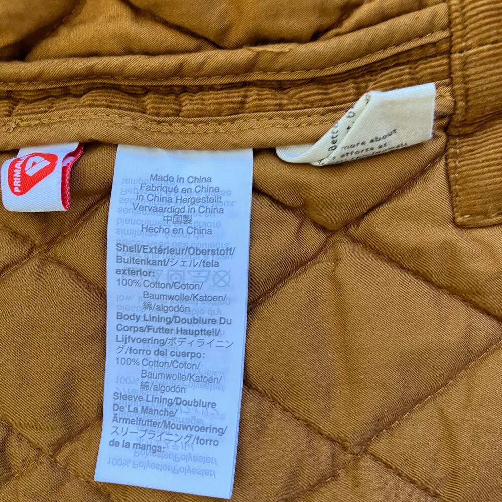 Madewell Sz S Quilted Corduroy Walton Shirt-Jacket Barn Coat Insulated Cotton - Picture 13 of 16